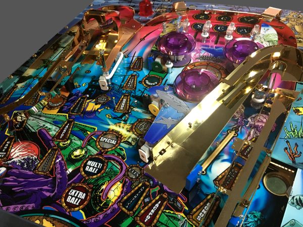 Captain Nemo playfield gold plated
