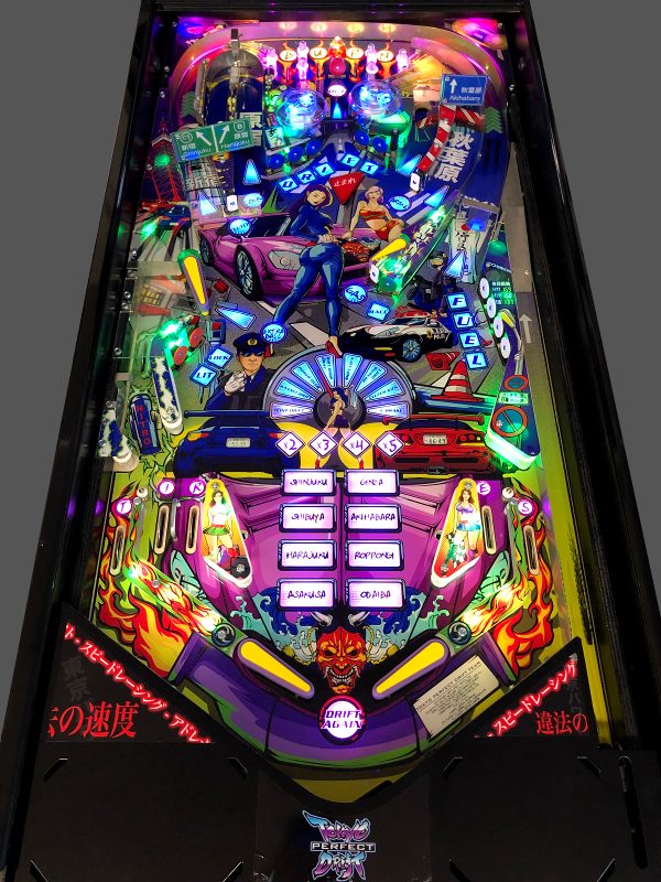 Tokyo Perfect Drift playfield cenital view